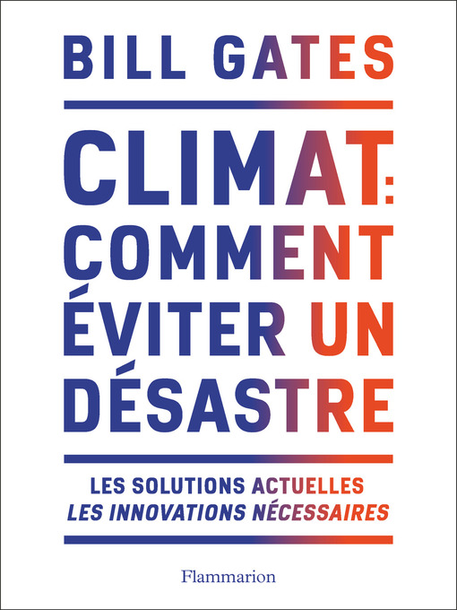 Title details for Climat by Bill Gates - Available